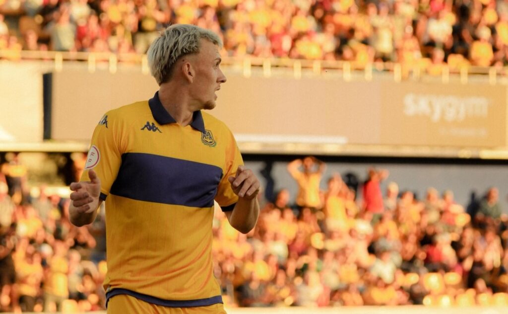 Kopotun, durante el partido ante el Atleti B/ Foto: AD Alcorcón